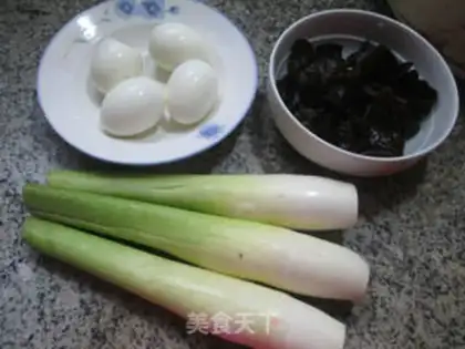 Make Black and white eggs step 0