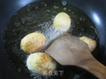 Make Black and white eggs step 3