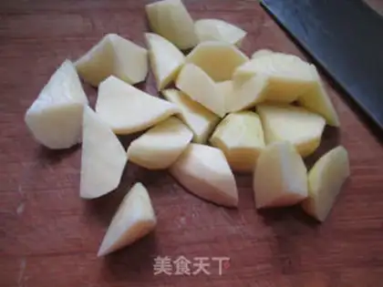 Make Chicken clot steamed potatoes step 6