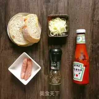 Make Sausage sandwich step 0