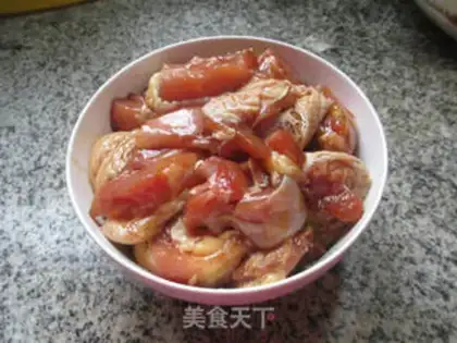Make Chicken clot steamed potatoes step 8