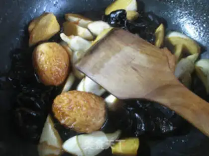 Make Black and white eggs step 11