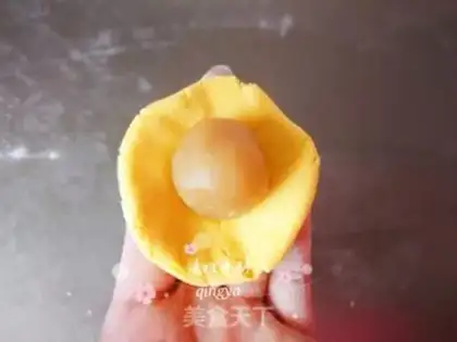 Make Pumpkin rice cake step 6