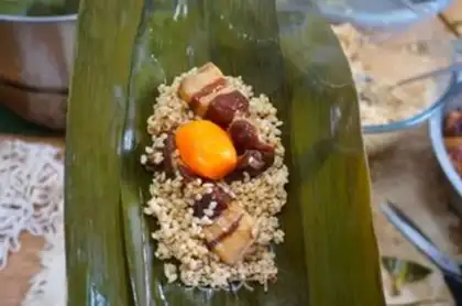 Make Salted egg and yellow meat step 4