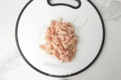 Make Corn chicken sausage step 1