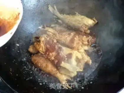 Make Cake-cooked yellow fish step 9