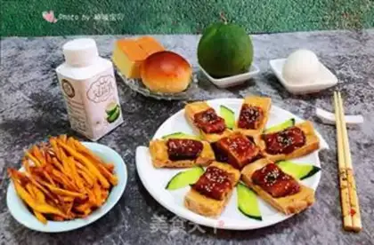 Make Fried eel tofu step 14