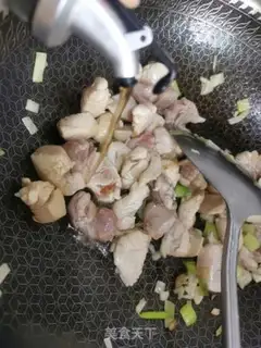 Make Curry chicken pasta step 3