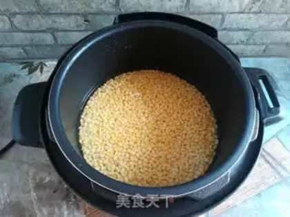Make The original green bean cake step 1