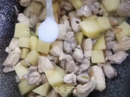 Make Curry chicken pasta step 4