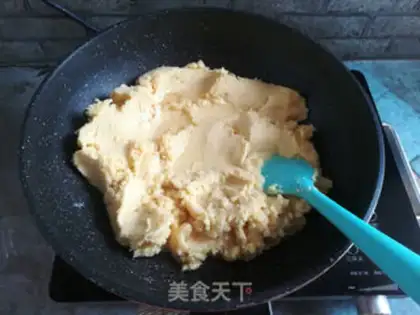 Make The original green bean cake step 3