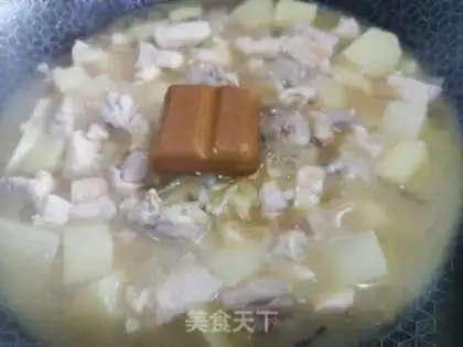 Make Curry chicken pasta step 7