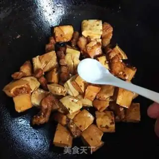 Make Five flowers and tofu step 5