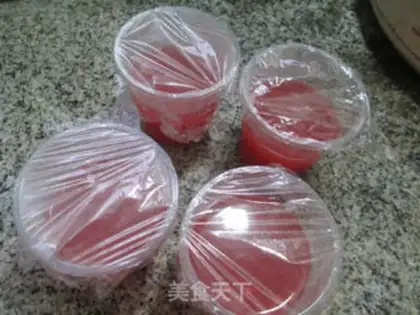 Make Watermelon pudding step 7