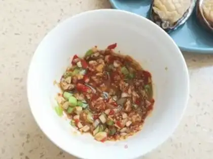 Make Garlic scallops step 4