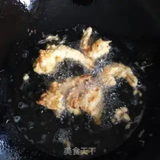 Make A souffled shrimp step 4