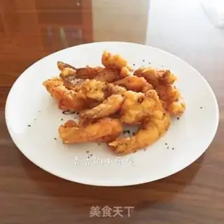 Make A souffled shrimp step 6