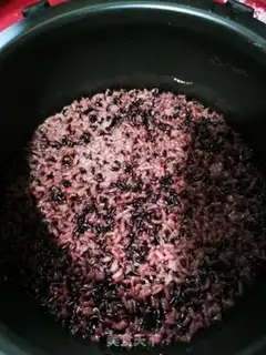 Make Black and white rice step 5