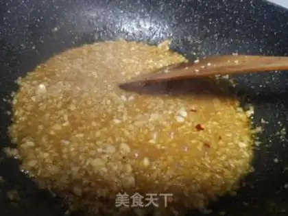 Make Garlic scallops step 4