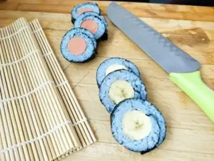 Make Sausage sushi step 8