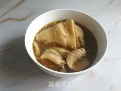 Make Abalone chicken soup step 3