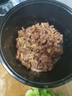 Make Scrambled beef step 3