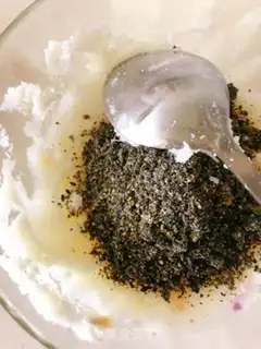 Make Black sesame mascara rice cake step 2