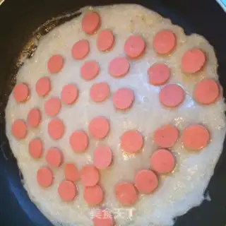 Make Ham chip eggcake step 5