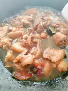 Make Red burning pig hoof step 5