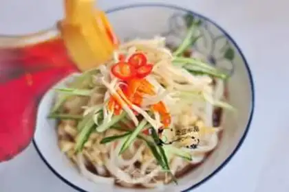 Make Chicken silk noodles step 7