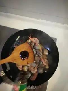 Make Spicy seafood step 9