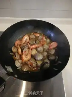 Make Spicy seafood step 12