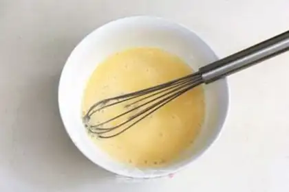 Make Black-sesame cake step 3