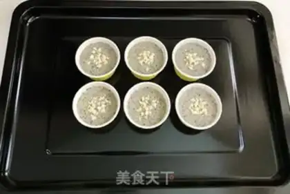Make Black-sesame cake step 6