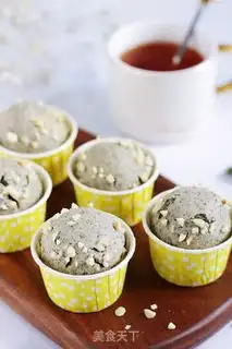 Make Black-sesame cake step 10