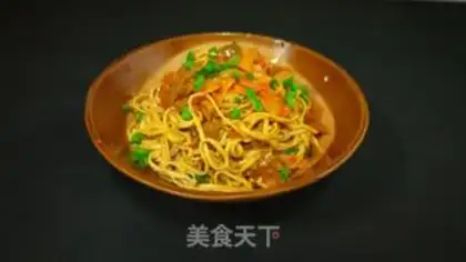 Make Hot dry noodles step 9