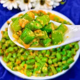 Make Salted egg soybeans step 4