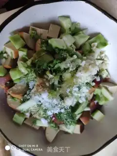 Make Sour chicken with cucumber step 4