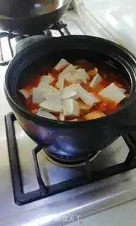 Make Shrimp tofu pot step 10