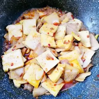 Make A dry pot with tofu step 8