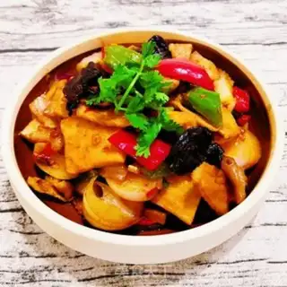 Make A dry pot with tofu step 11