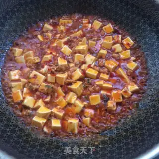 Make Spicy tofu step 7