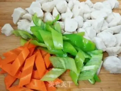 Make I used to fire fish balls step 1
