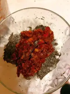 Make Red-tree, black-sesame whole wheat step 3