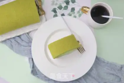 Make Tea and cream cake rolls step 27
