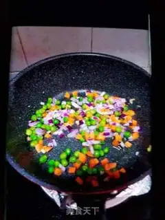 Make Three-coloured rice step 3
