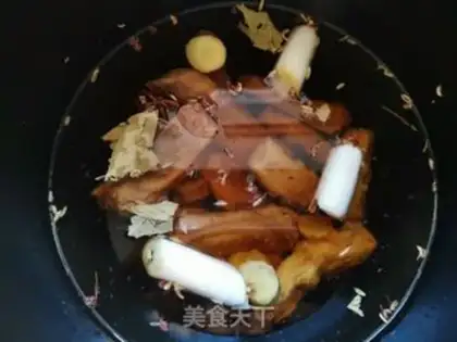 Make Corn steak soup step 1