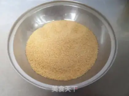Make Rice powdered meat step 4