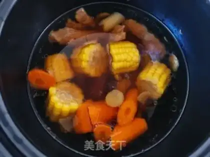 Make Corn steak soup step 3
