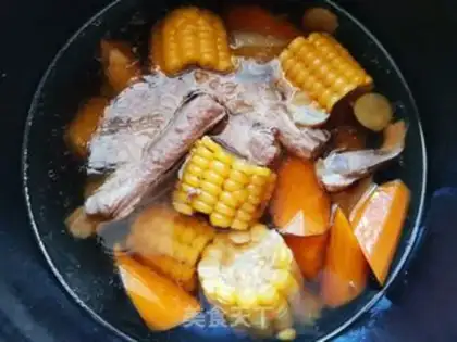 Make Corn steak soup step 4